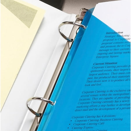 Smead Poly Translucent Slash Jackets Asst 5/PK Letter (89505)