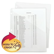 Smead Poly Translucent Slash Jackets Clear 5/PK Letter (89506)