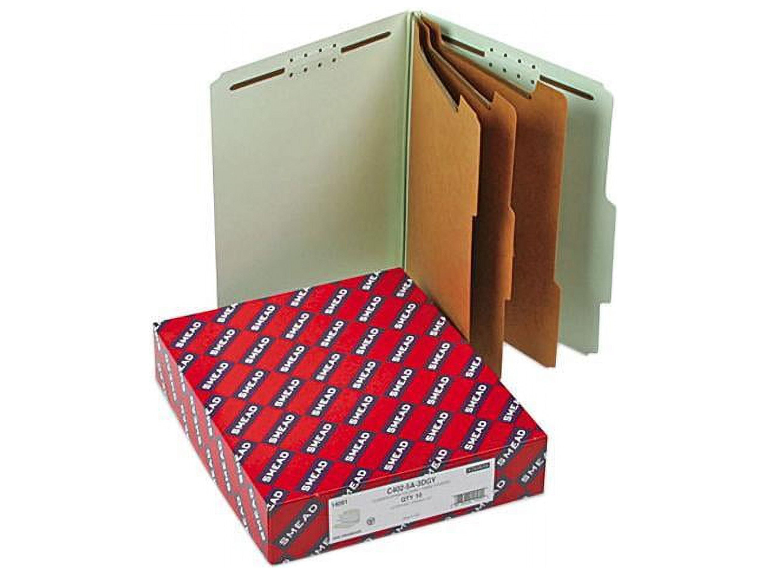 Smead Pressboard Classification File Folder with S