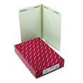 thumbnail image 1 of Smead  Pressboard Folders 3 Expansion 2 Fasteners Straight End Tab Lgl GG 25/Bx - Gray/Green - Legal, 1 of 1