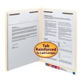 thumbnail image 1 of Smead(R) End-Tab Folders With 2 Fasteners, Straight Cut, Letter Size, Manila, Pack Of 50, 2BET2-150L-1&3, 1 of 12