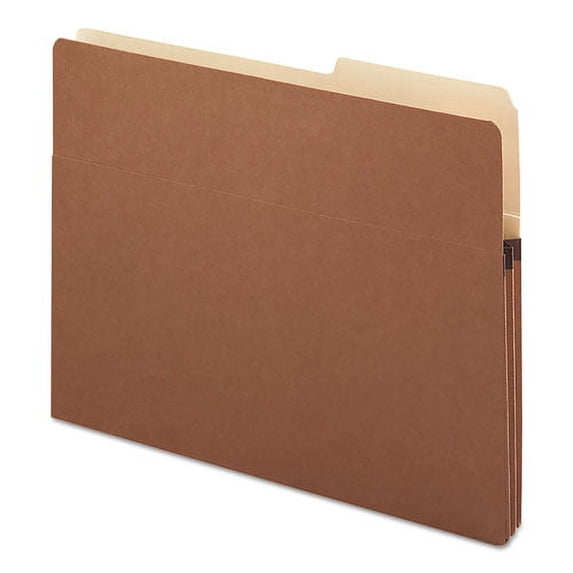 Smead Redrope Drop Front File Pockets, 1.75" Expansion, Letter Size, Redrope, 25/Box (73085)