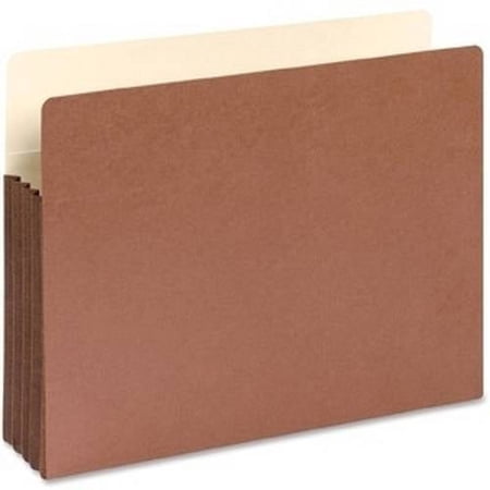 Smead Redrope Pockets 3.5" Exp Fully-Lined Gusset File 10/BX Letter (73264)