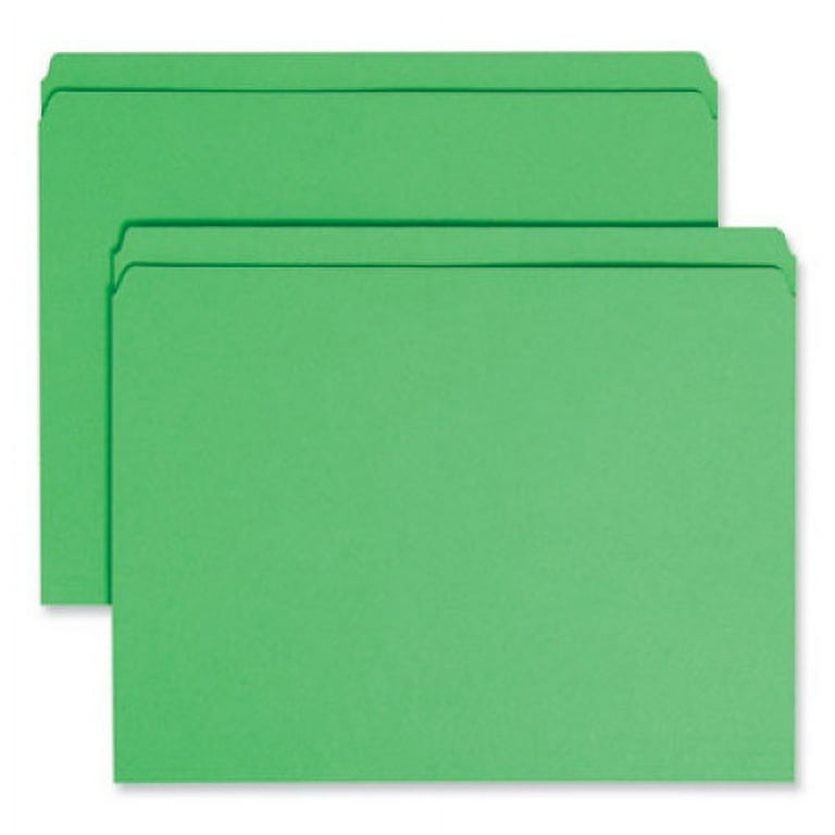 Reinforced Top Tab Colored File Folders, Straight Tabs, Letter Size, 0.75 Reinforced Top Tab Colored File Folders, Straight Tabs, Letter Size, 0.75