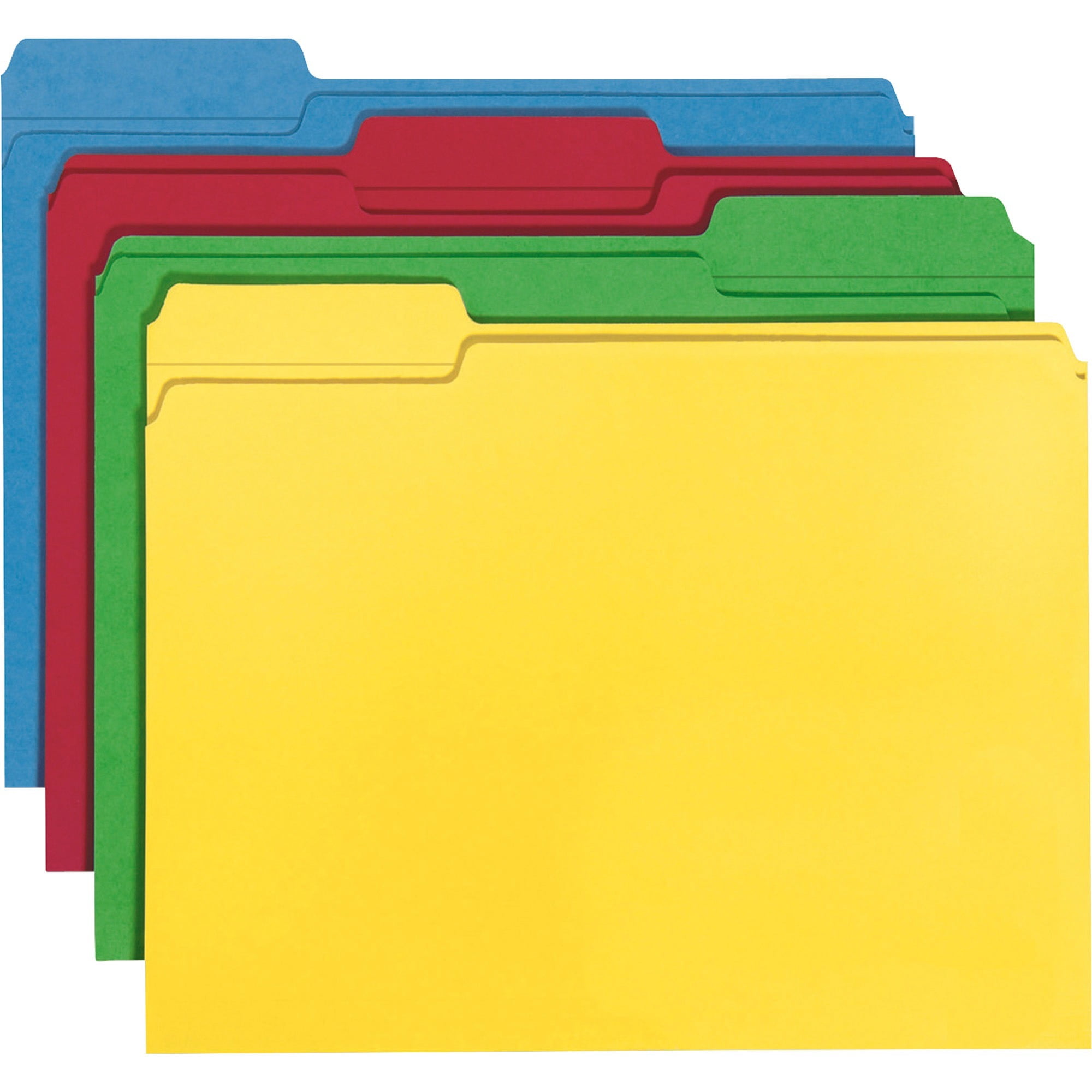 File Folder Recyclable Smead, SMD12008, 100% Recycled File Folders, 100 / Box, Yellow,Green ...