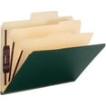 thumbnail image 1 of Smead, SMD14012, Super Tab Classification File Folders With Safe Shield Fastener, 10 Per Box, Dark Green, 1 of 2