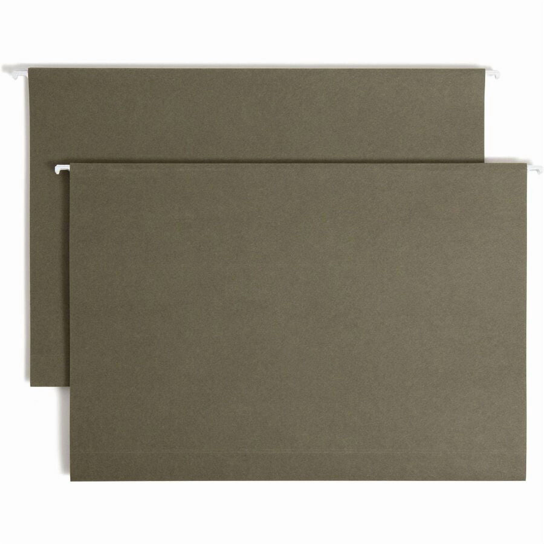 Smead 100% Recycled Hanging Box Bottom Folders
