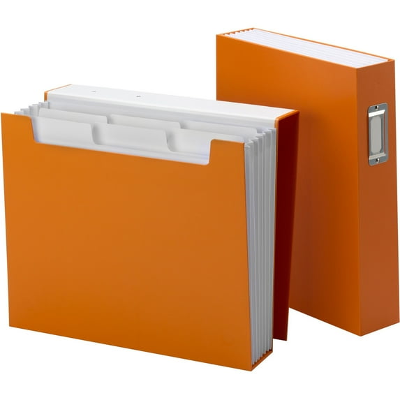 Smead, SMD70868, SuperTab Bookshelf Organizer, 1 Each, Orange
