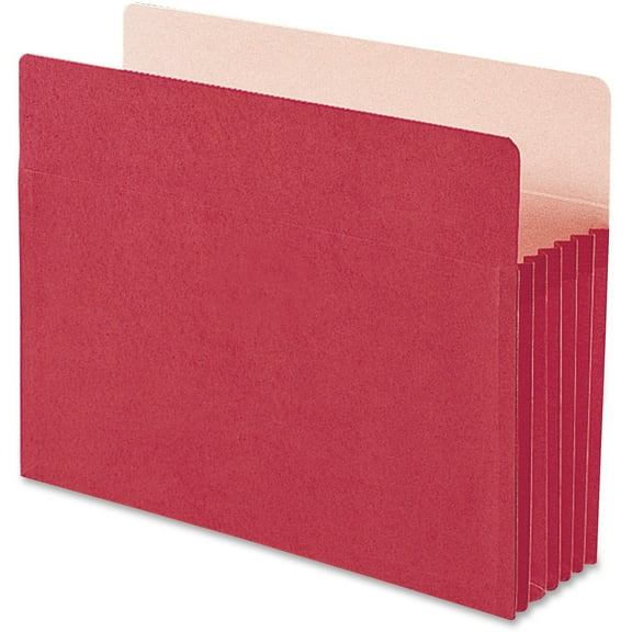 Smead, SMD73241, File Pockets - Straight-Cut Tab, 1 Each, Red