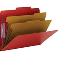 thumbnail image 1 of Smead SafeSHIELD® Classification Folder 2 Div Red 10/BX Letter (14031), 1 of 15