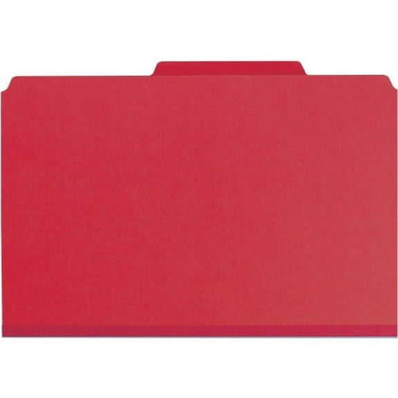 Smead SafeSHIELD Fasteners 2 Divider Classification Folders Legal - 8 1/2" x 14" Sheet Size - 2" Expansion - 2 Fastener(s) - 2" Fastener Capacity for Folder - 2/5 Tab Cut - Right of Center Tab Locatio