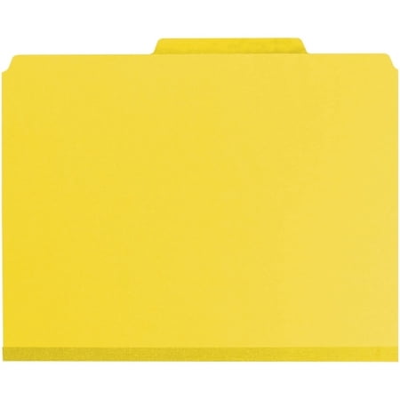 Smead SafeSHIELD Fasteners 3-Div Classification Folders Letter - 8 1/2" x 11" Sheet Size - 3" Expansion - 2 Fastener(s) - 2" Fastener Capacity for Folder - 2/5 Tab Cut - Right of Center Tab Location -