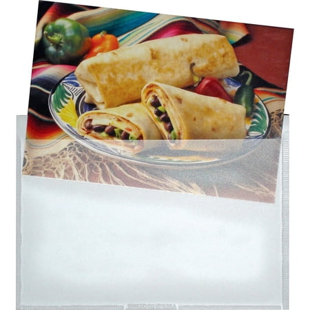 Smead Self-Adhesive Poly Pocket, 6" x 4", Clear, 100 per Box (68164)