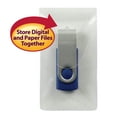 thumbnail image 1 of Smead Self-Adhesive Poly USB Flash Drive Pocket, 2"W x 3-9/16"H, Clear 6 per Pack (68150), 1 of 5
