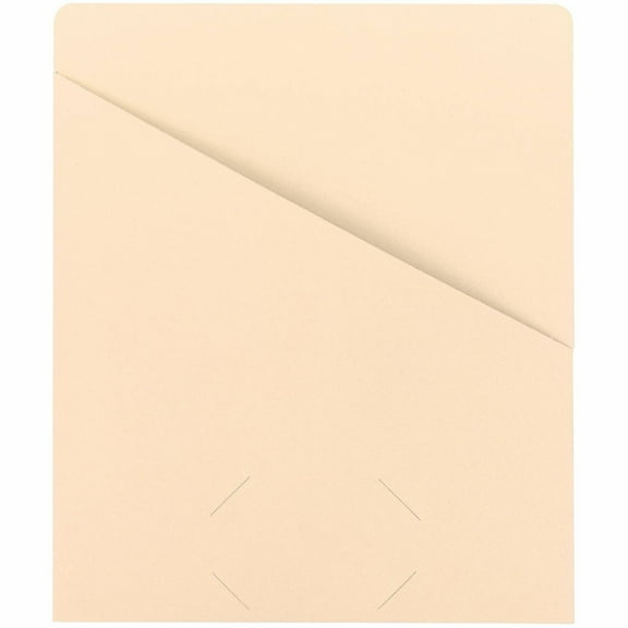 Smead Slash Jacket 11pt 9-3/4"x11-1/2" 25/PK Manila 75430