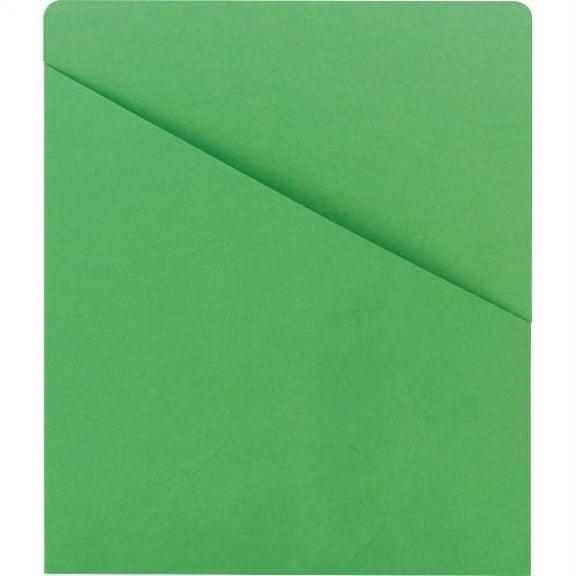 Smead Slash Jacket 9-3/4"x11-1/2" 25/PK 11 Pt Green 75432