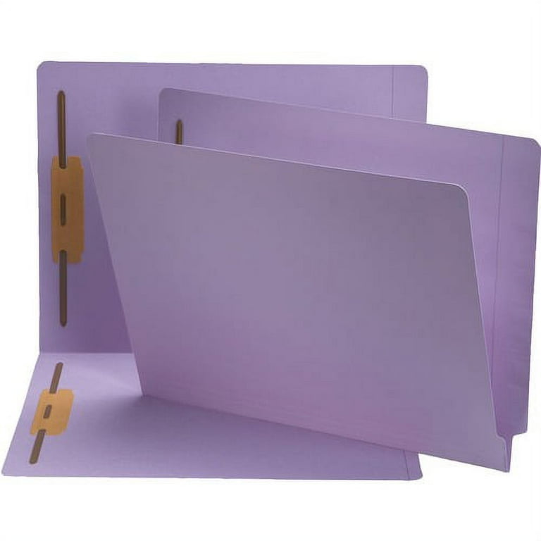 Smead Straight Tab Cut Letter Recycled Fastener Folder - 8 1/2 Smead Straight Tab Cut Letter Recycled Fastener Folder - 8 1/2