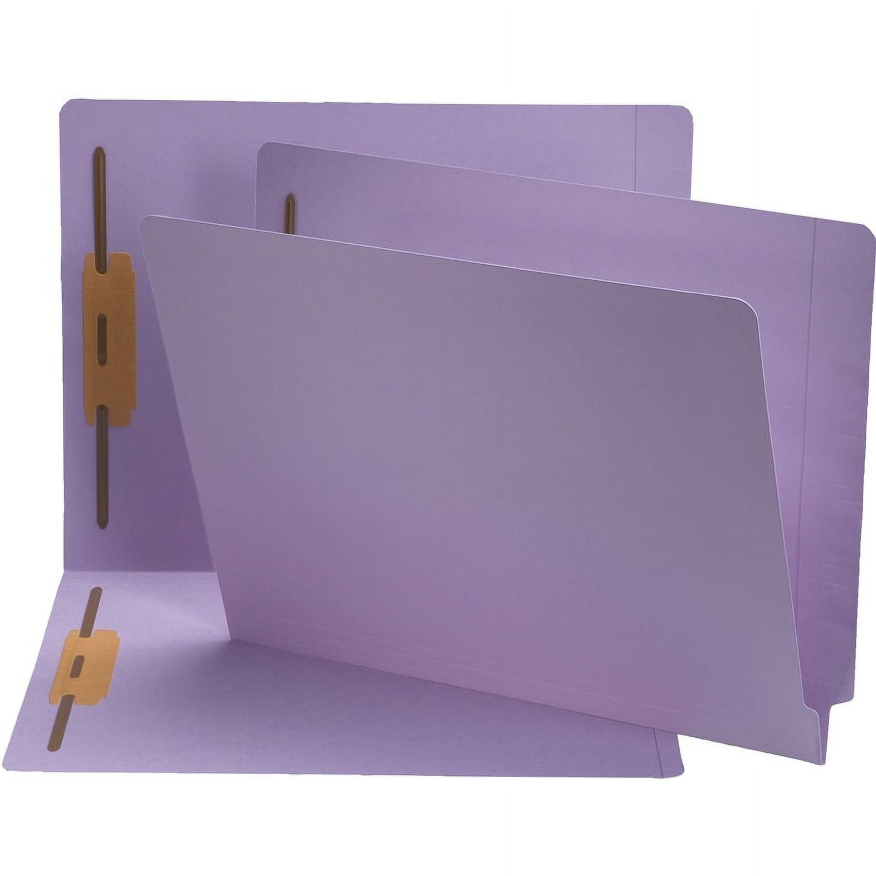 Smead Straight Tab Cut Letter Recycled Fastener Folder - 8 1/2 Smead Straight Tab Cut Letter Recycled Fastener Folder - 8 1/2