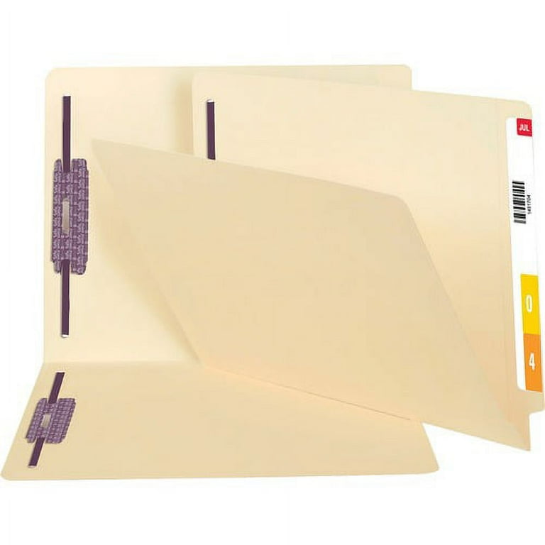 Smead Straight Tab Cut Letter Recycled Fastener Folder - 8 1/2 Smead Straight Tab Cut Letter Recycled Fastener Folder - 8 1/2
