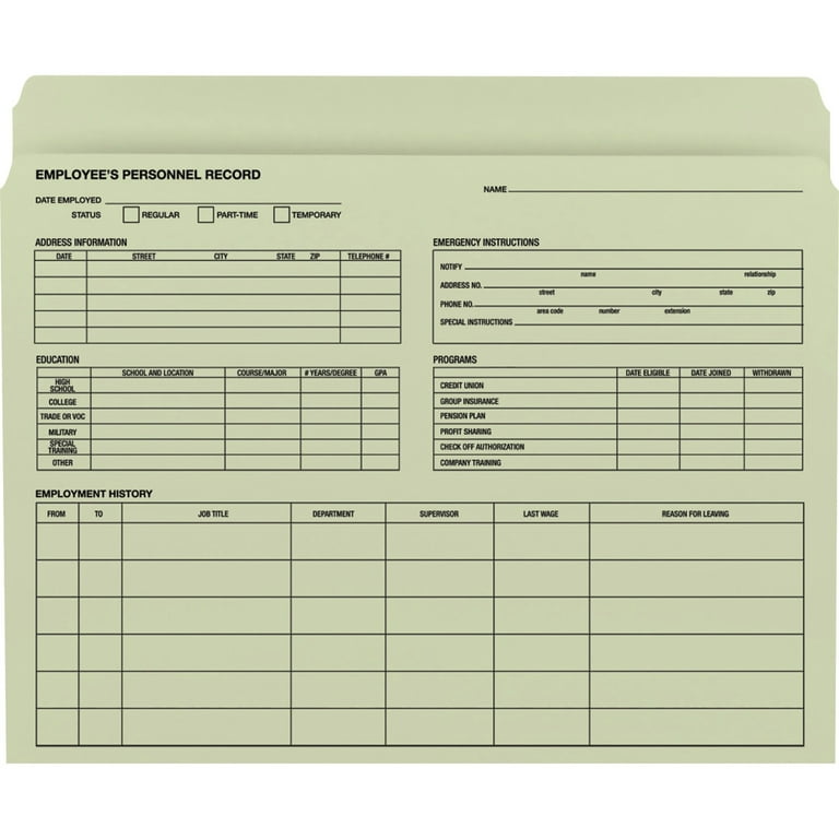 Smead Straight Tab Cut Letter Recycled Top Tab File Folder - 8 1/2 Smead Straight Tab Cut Letter Recycled Top Tab File Folder - 8 1/2