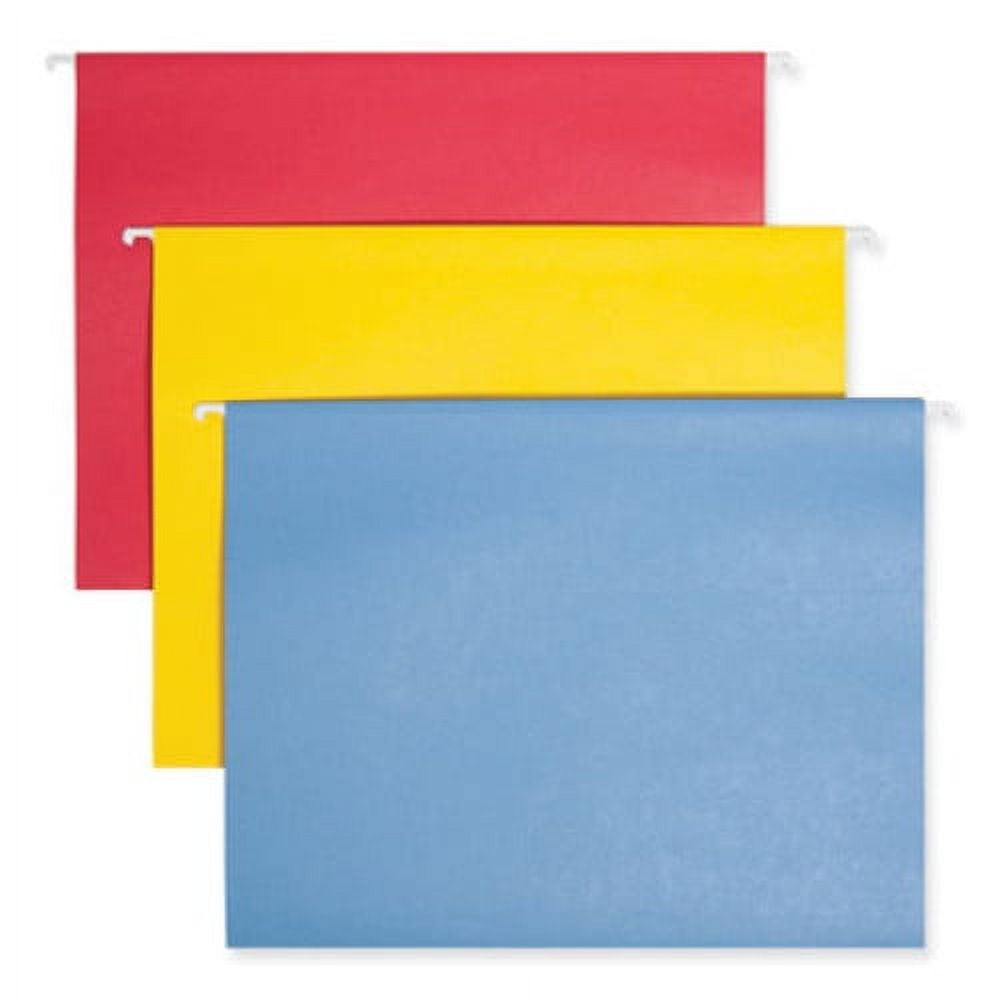 Smead TUFF Hanging Folders with Easy Slide Tab, Letter Size, 1/3Cut