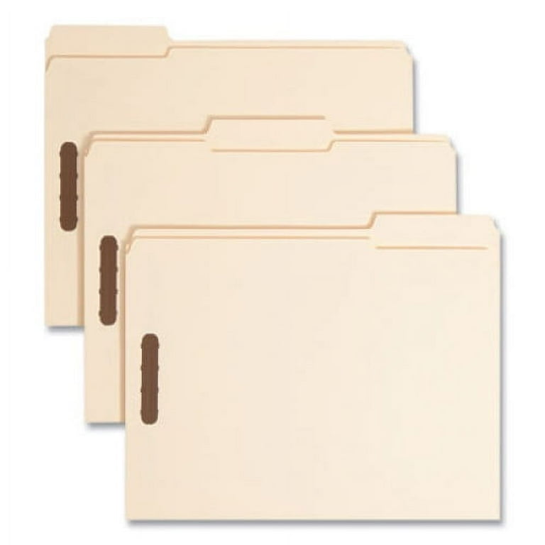 Recycled Manila End Tab Fastener Folders, 0.75 Recycled Manila End Tab Fastener Folders, 0.75
