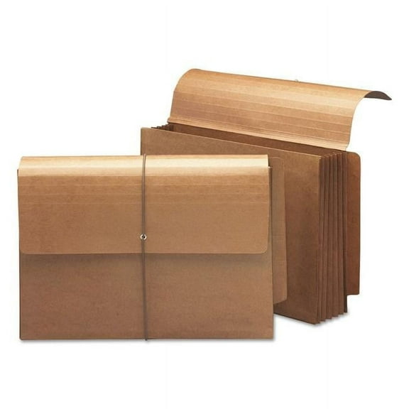 Redrope End Tab Wallets 5.25" Expansion 1 Section Legal Size Redrope 10 Per Box | 1 Box of: 10