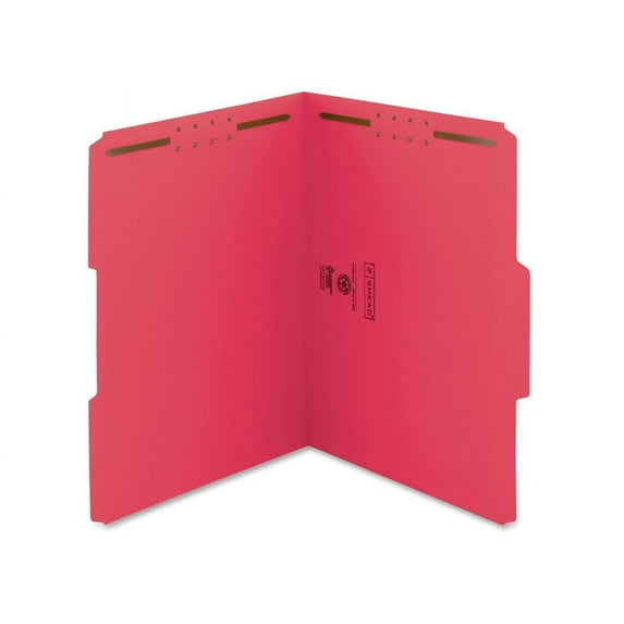 Smead WaterShed/CutLess Fastener Color Folders