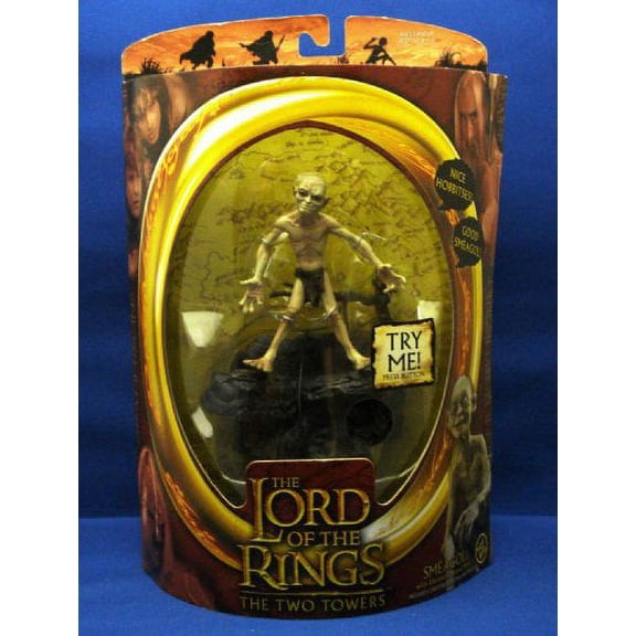 Smeagol With Electronic Sound Base From The Lord Of The Rings The Two Towers Action Figure