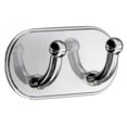 thumbnail image 1 of Smedbo Double Self-Adhesive Wall Mounted Robe Hook, 1 of 2