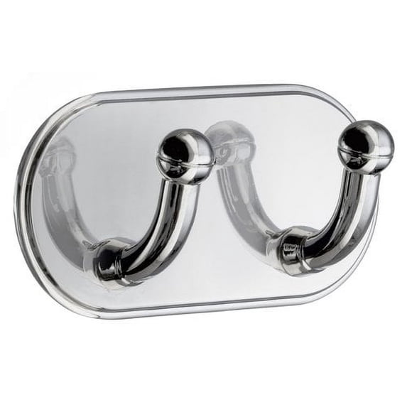 Smedbo Double Self-Adhesive Wall Mounted Robe Hook