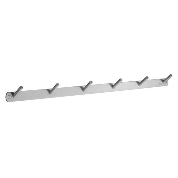 Smedbo RACK 6 HOOK BRUSHED STAINLESS STEEL