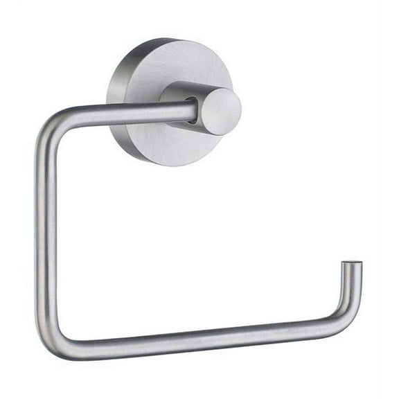Smedbo SME, Brushed Chrome HS341 Toilet Roll Euro Holder Without Lid