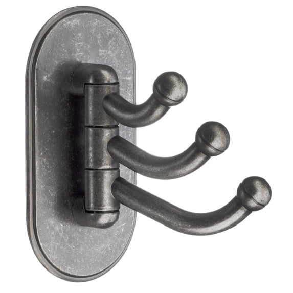 Smedbo Triple Self-Adhesive Wall Mounted Robe Hook