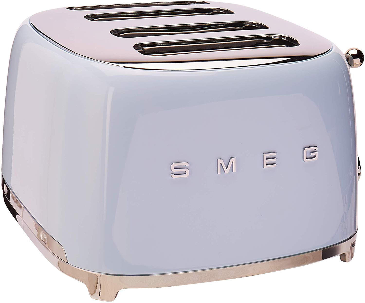 Grille-pain SMEG TSF03SSEU Toaster 4 tranches Chrome Smeg en gris