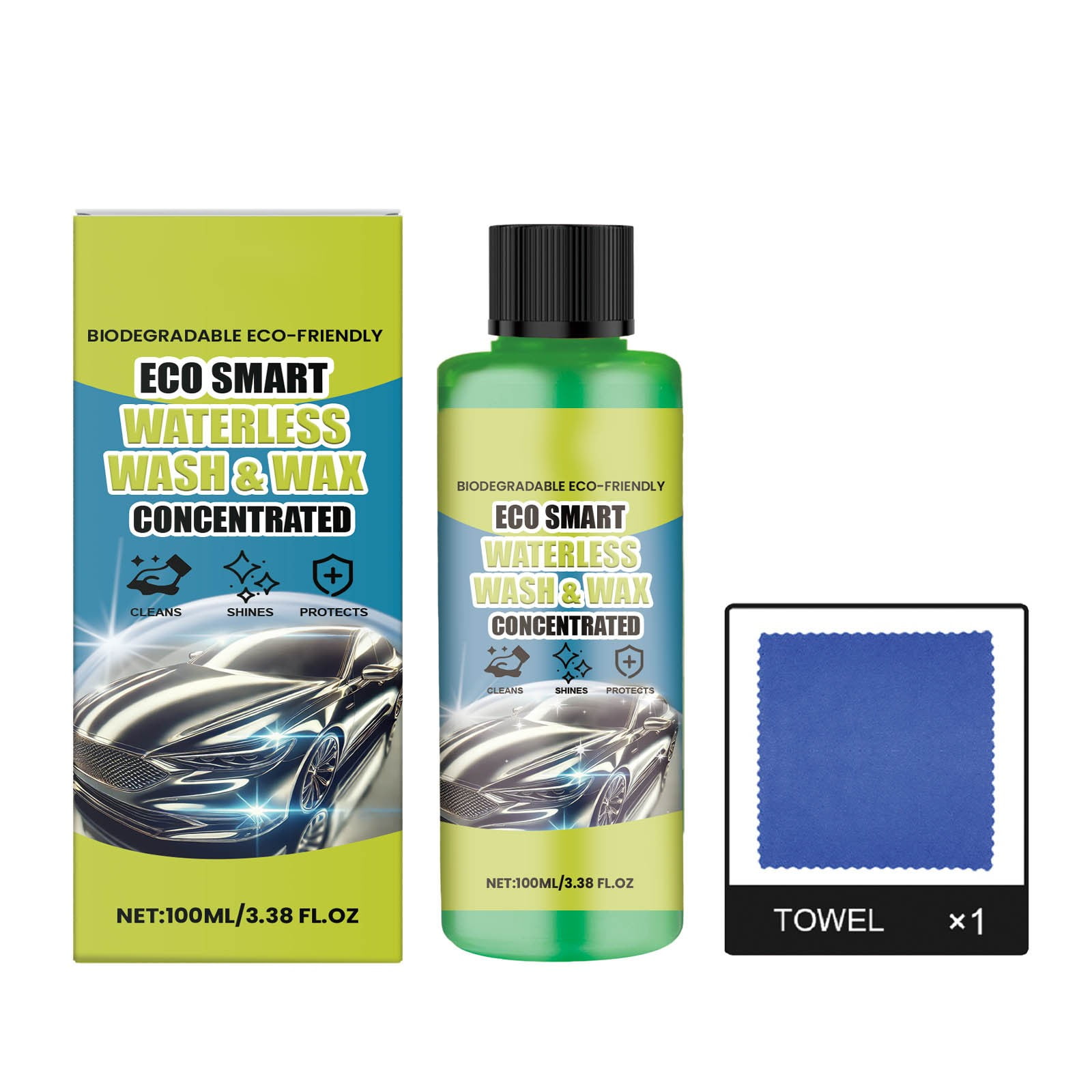Smell Remover Water Car Wash Cleaning Kit 100ML Car Wash Liquid