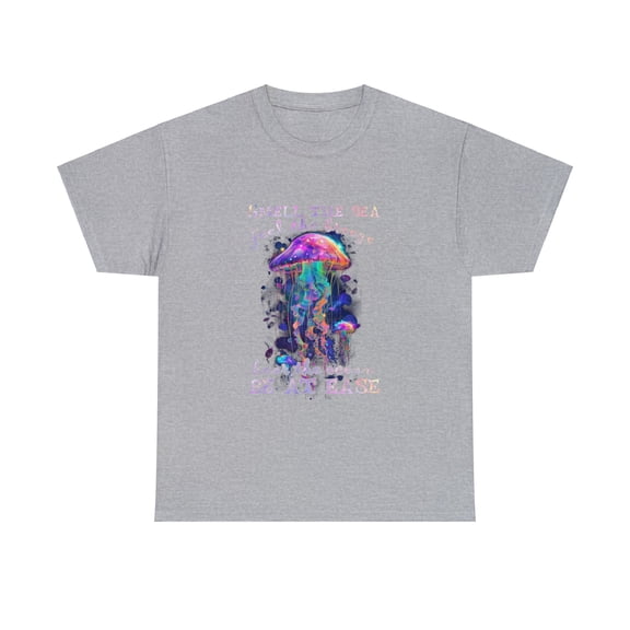 Smell the Sea Jellyfish Shirt, Be At Ease Summer Beach Shirt ID-0224-GQWM