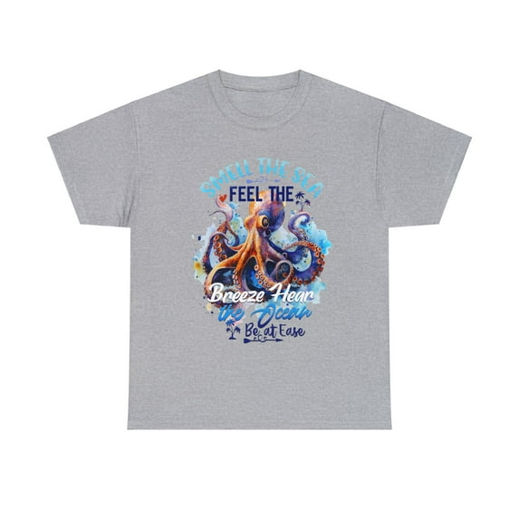 Smell the Sea Octopus lovers Shirt, Be At Ease Summer Shirt ID-0224-TXST
