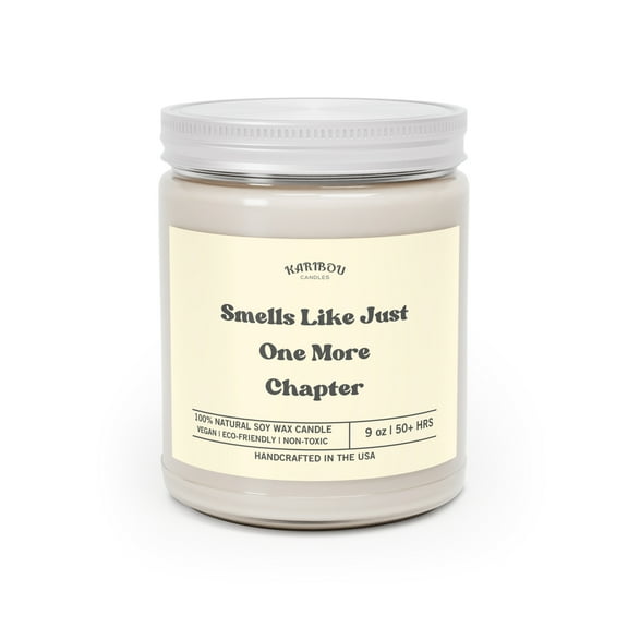 Smells like just one more chapter Humor Gifts - 7 Scented Candles,9oz