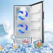 SMETA 33 inch All Refrigerator in Stainless Steel 21 Cu ft Right Door Fridge