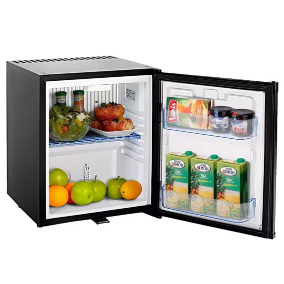 Smeta Mini Refrigerator Semi Truck AC110 DC 12V Fridge 1 Cu ft Freightliner Cascadia Reversible Door