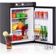 Smad Propane Refrigerator 26.2" H 3 Way for Semi Truck 12 V 110 V LPG 2.1 Cu ft Quiet Rv Fridge