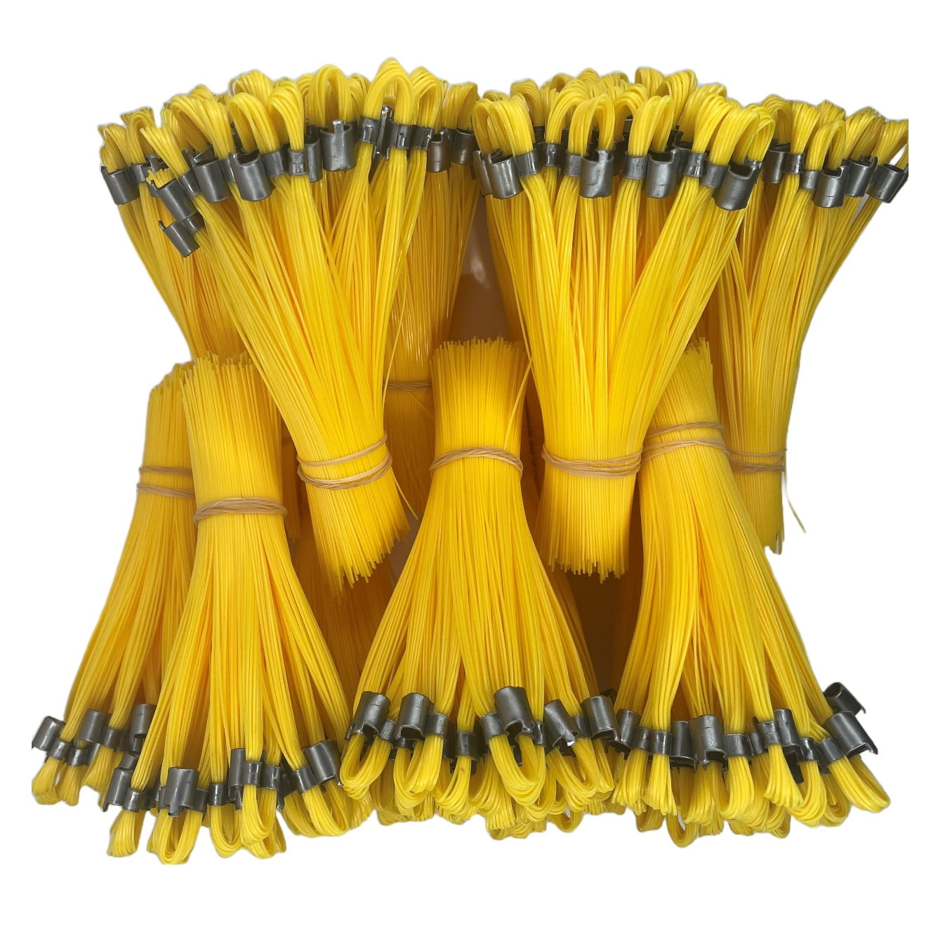 Stake Chasers Yellow 6 inch High Plastic Ground Marking Whiskers (1000