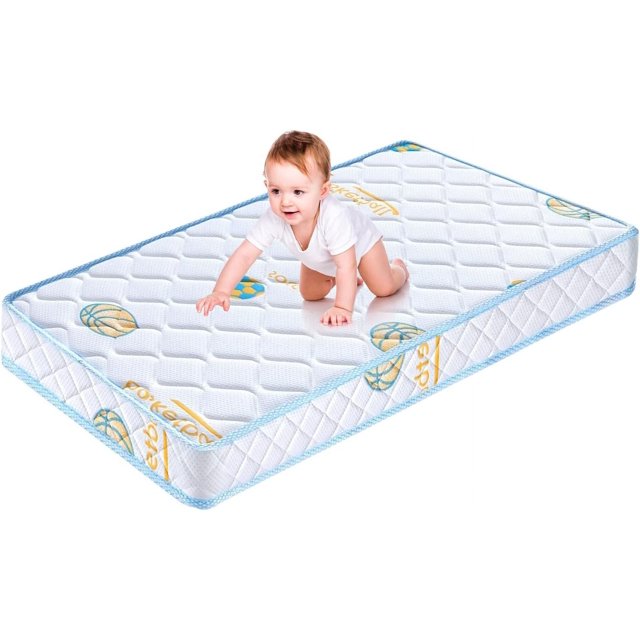 Smiaoer 4.5 inch Memory Foam Crib & Toddler Mattress for Standard Full