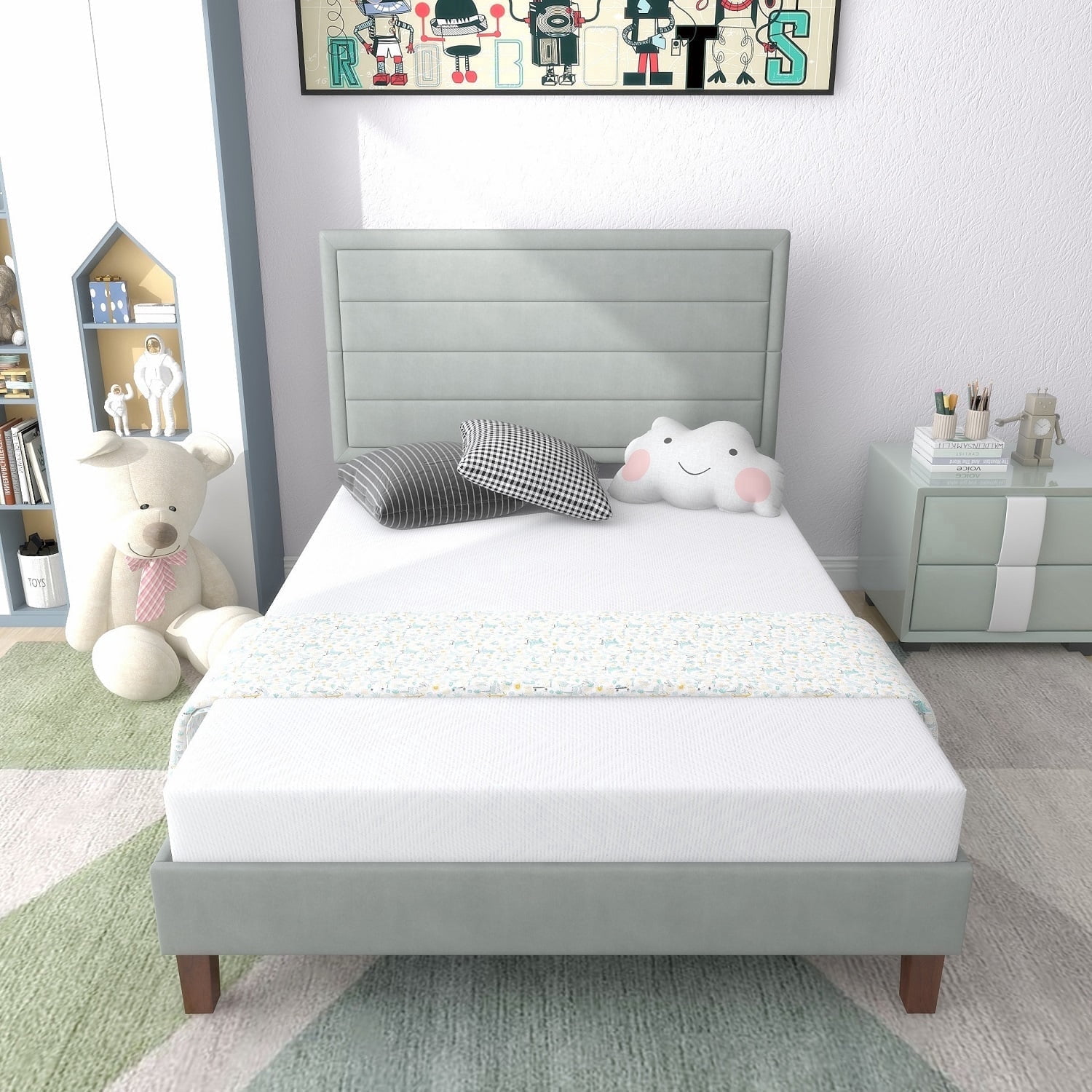 Beddle Full Mattress, 6 inch Medium Firm Gel Memory Foam Bed Mattress in a Box, Apartment