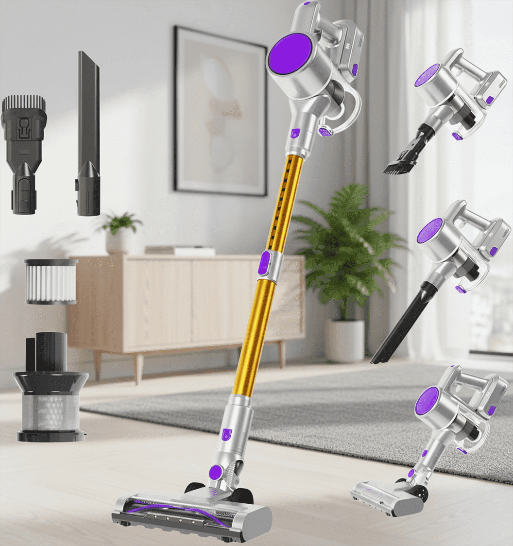 Beddle Cordless 3-in-1 Stick Vacuum Cleaner, Lightweight for Carpet, Hard Floors, Pet Hair, and Home Cleaning
