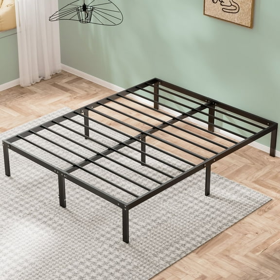 Beddle King Bed Frame, Metal Platform Bed Frame, No Box Spring Needed,Quiet & Sturdy