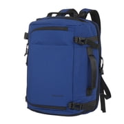 Smicure Travel carry on Backpack Laptop Business 17.5 Inch Business Anti Theft Slim Sturdy College School Computer Bag.Dark Blue