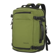 Smicure Travel carry on Backpack Laptop Business 17.5 Inch Business Anti Theft Slim Sturdy College School Computer Bag.Dark Green