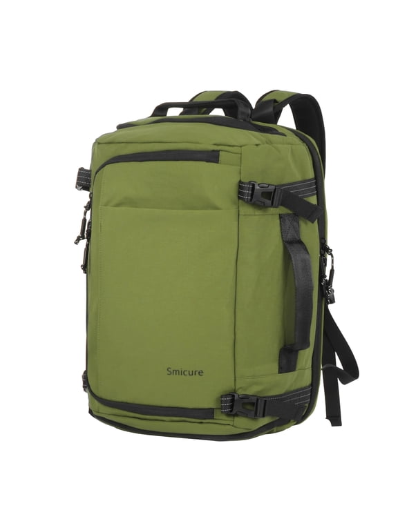 Travel carry on Backpack Laptop Business 17.5 Inch Business Anti Theft Slim Sturdy College School Computer Bag.(Dark Green)